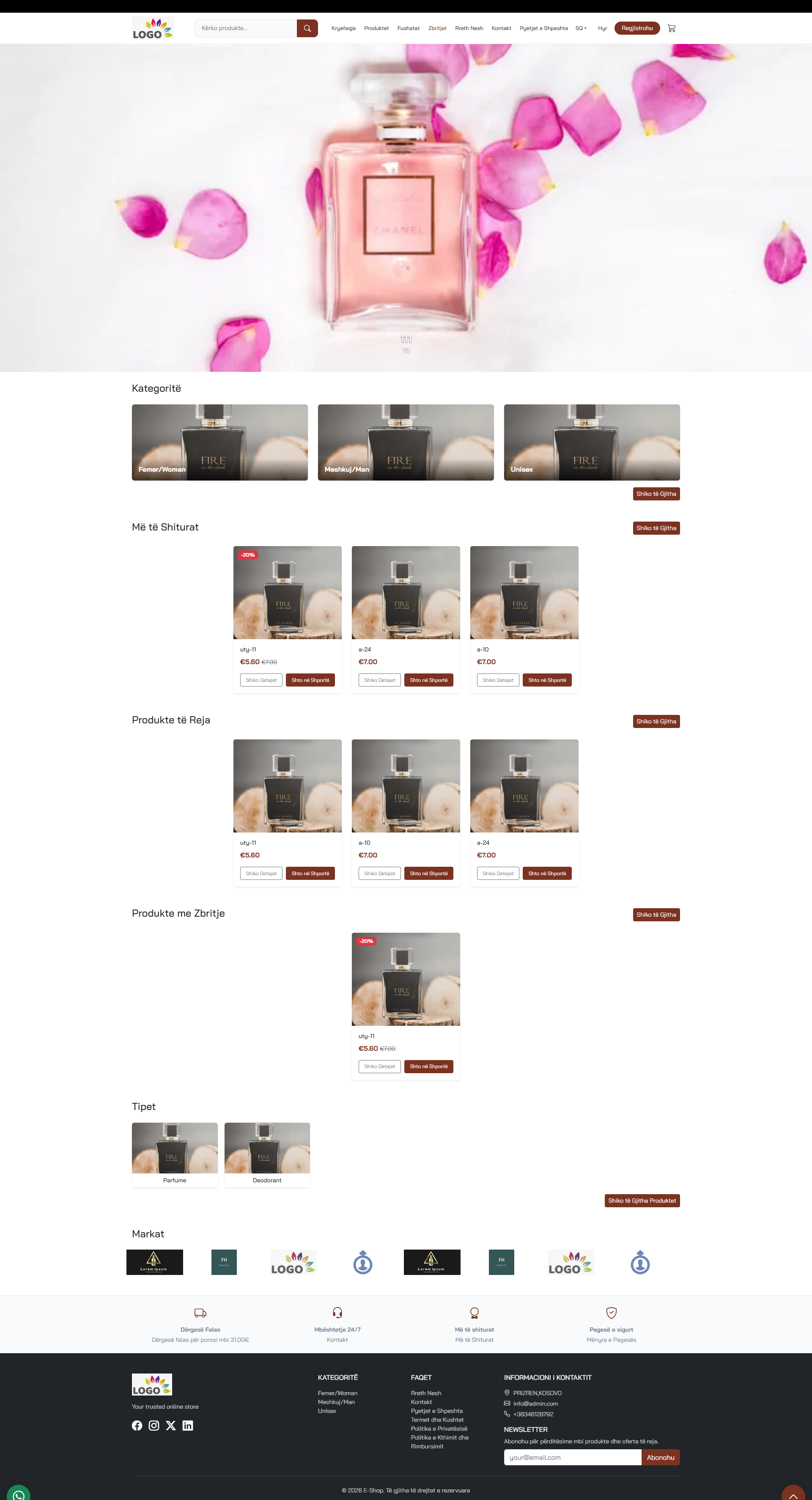 E-Commerce Platform – Desktop