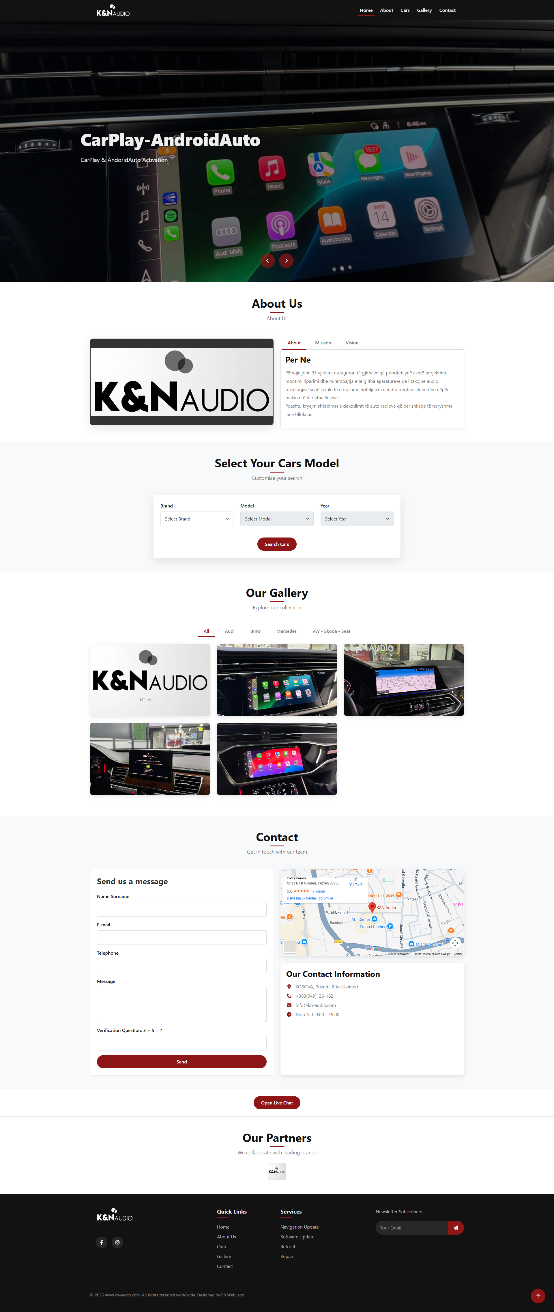 Corporate Website – Mobile